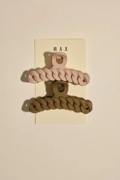 2 Pk Chain Hair Claw