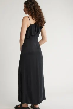 Ariella Asymmetric Ruffle Dress