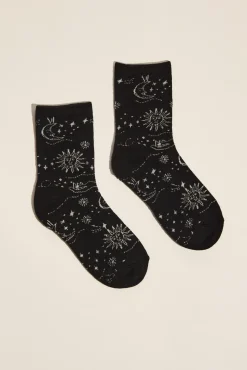 Astrology Crew Socks