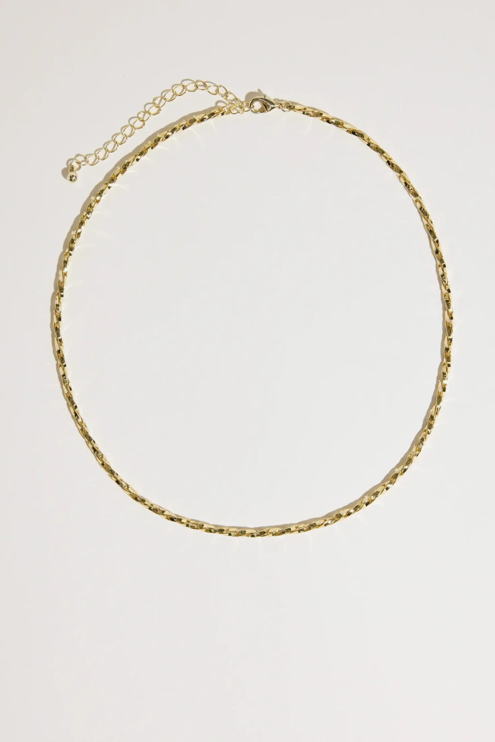 Atelier 19 Twisted Box Chain Necklace