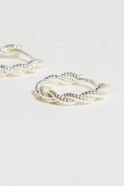 Atelier 19 Twisted Huggie Earrings