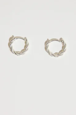 Atelier 19 Twisted Huggie Earrings