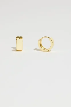 Atelier 19 Wide Huggie Earrings