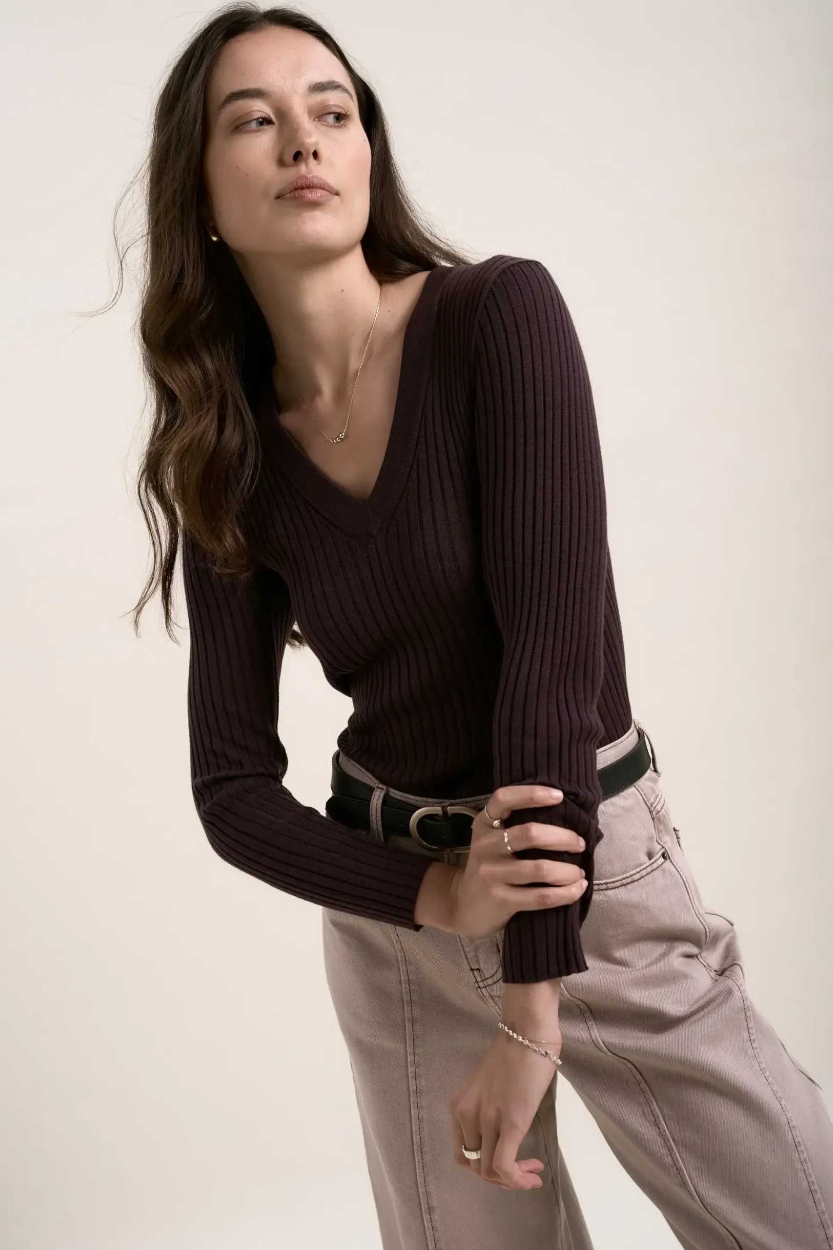 Atlas ZQ Merino V Neck Top