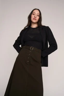 Aubree Belted Skirt