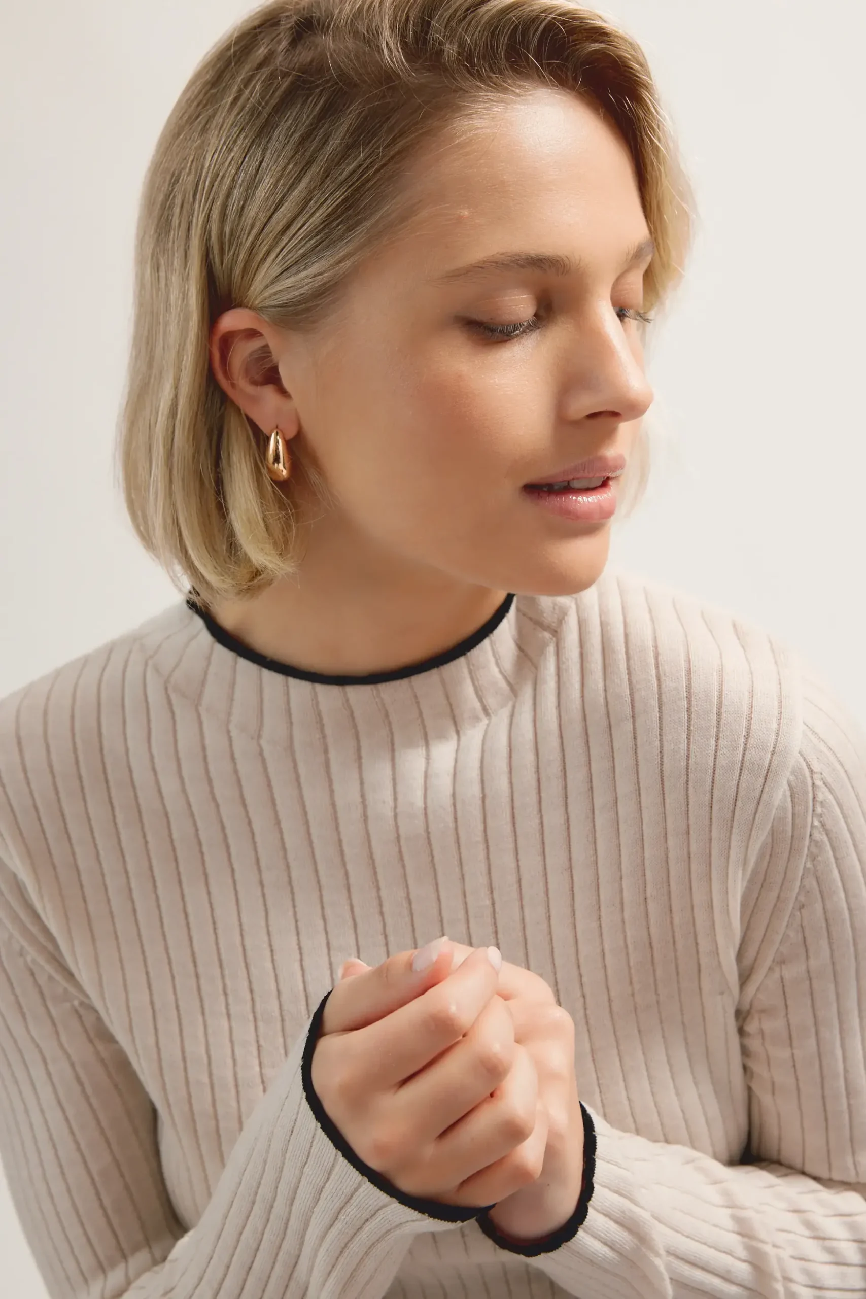 Ava ZQ Merino Funnel Neck Sweater