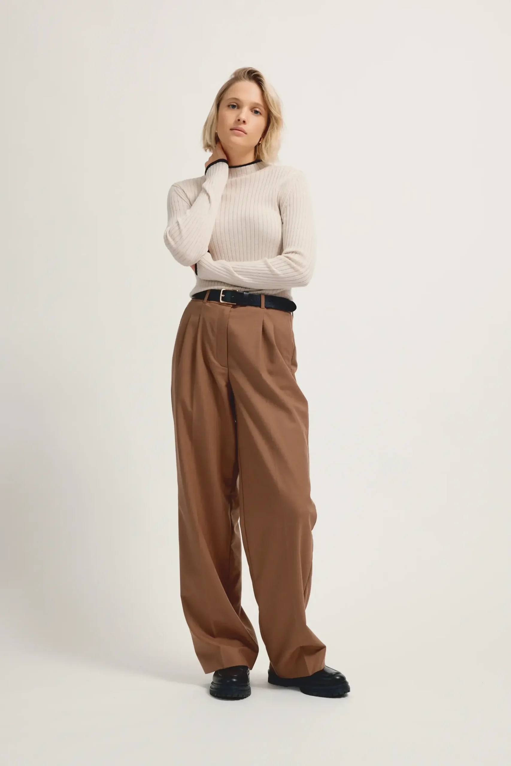 Ava ZQ Merino Funnel Neck Sweater