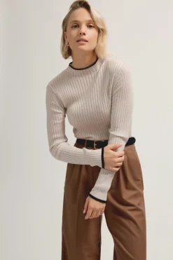 Ava ZQ Merino Funnel Neck Sweater