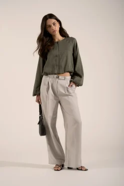 Bianca Bubble Hem Bomber Jacket