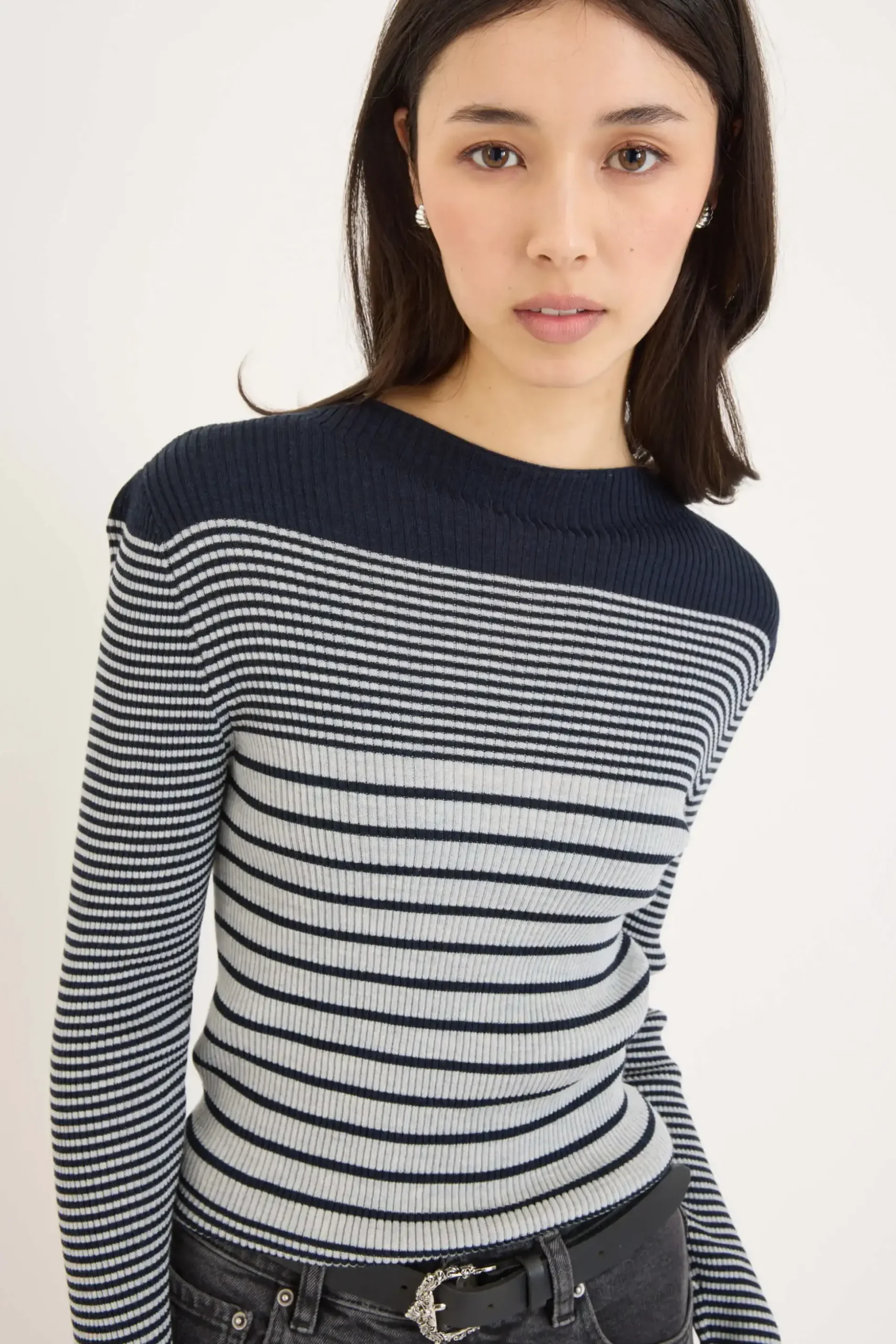 Bonnie ZQ Merino Striped Sweater