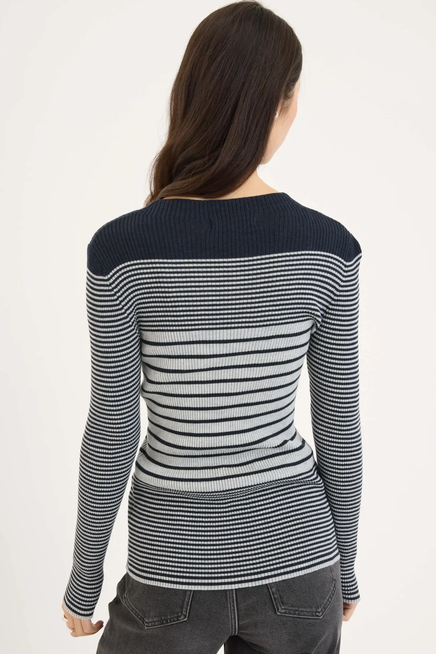 Bonnie ZQ Merino Striped Sweater