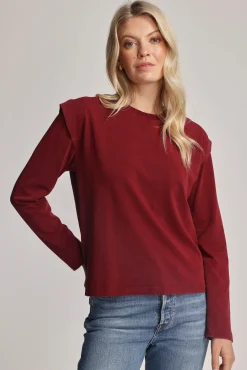 Bree Organic/Pima Cotton Long Sleeve Top