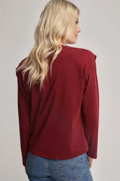 Bree Organic/Pima Cotton Long Sleeve Top