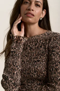 Candice Shirred Top