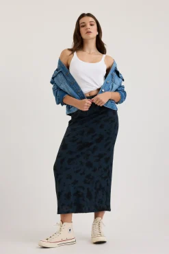 Carli Mesh Slip Skirt