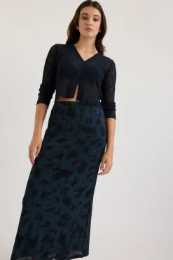 Carli Mesh Slip Skirt