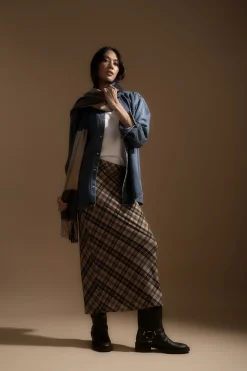 Carli Mesh Slip Skirt