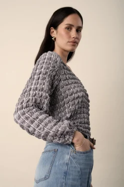 Celly Textured Shell Top