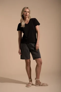 Elementary Astrid Organic/Pima Cotton V Neck Tee