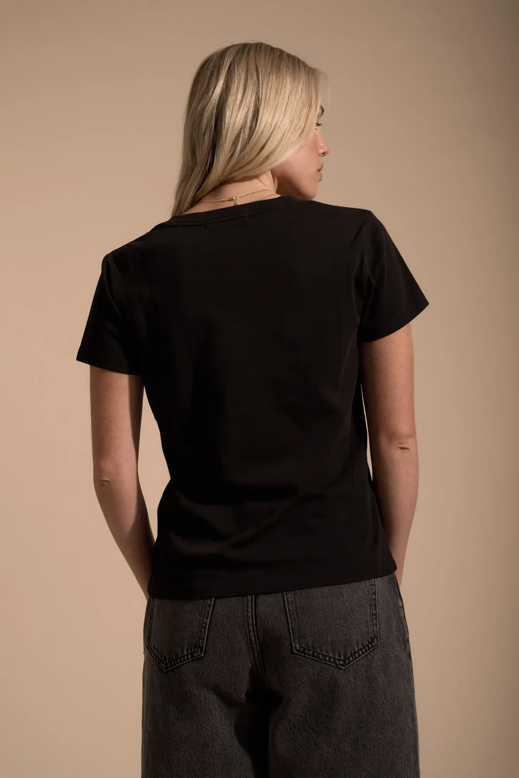 Elementary Astrid Organic/Pima Cotton V Neck Tee