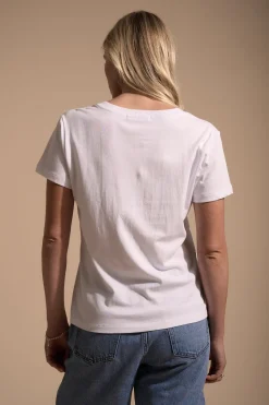 Elementary Astrid Organic/Pima Cotton V Neck Tee