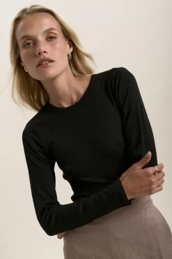 Elementary Basics Long Sleeve Rib Tee