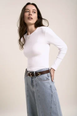 Elementary Basics Long Sleeve Rib Tee