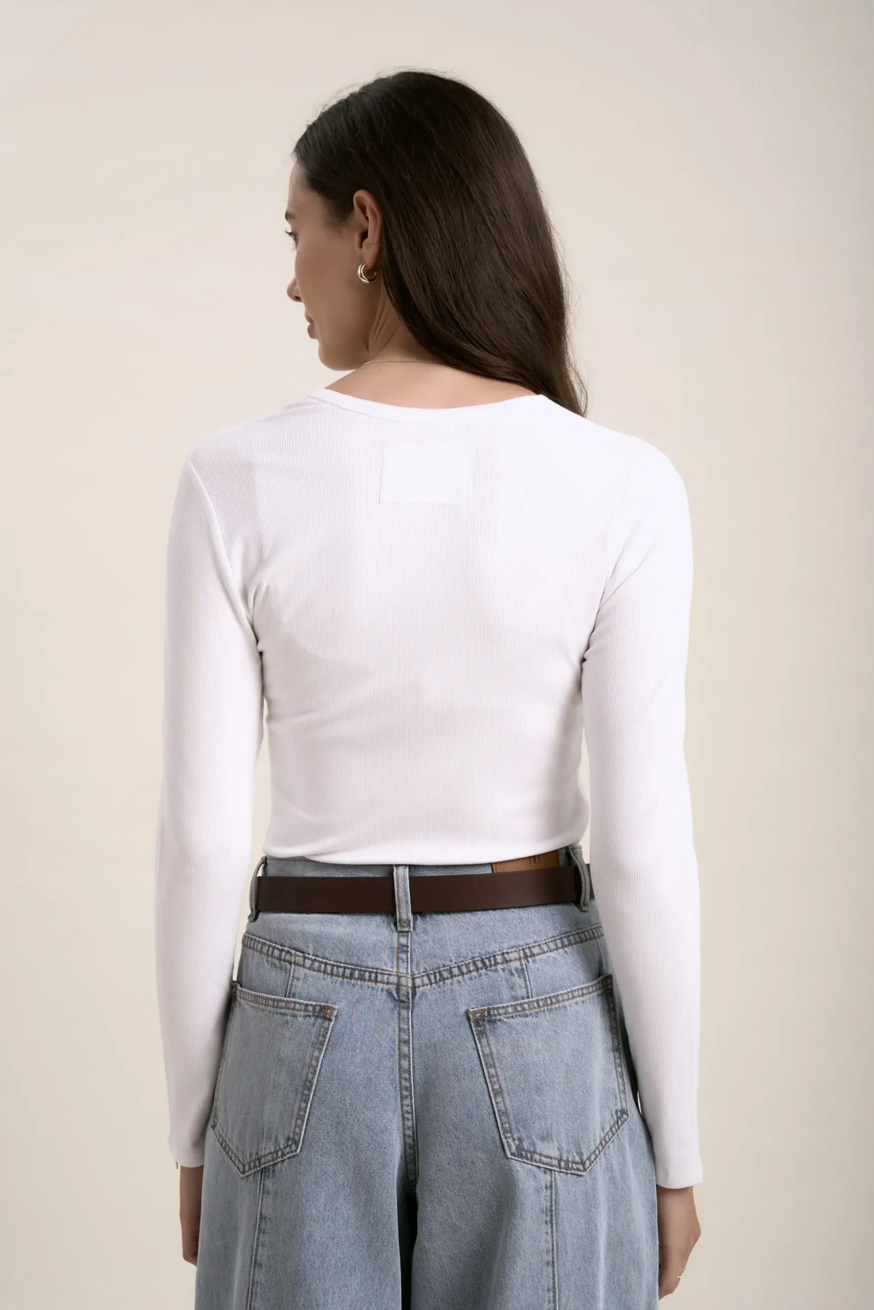 Elementary Basics Long Sleeve Rib Tee