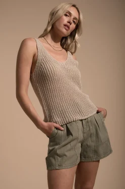 Elementary Bree Linen Knitted Cami