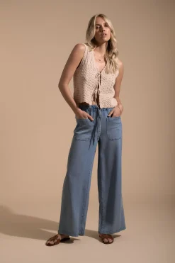 Elementary Cannes Drawstring Jeans