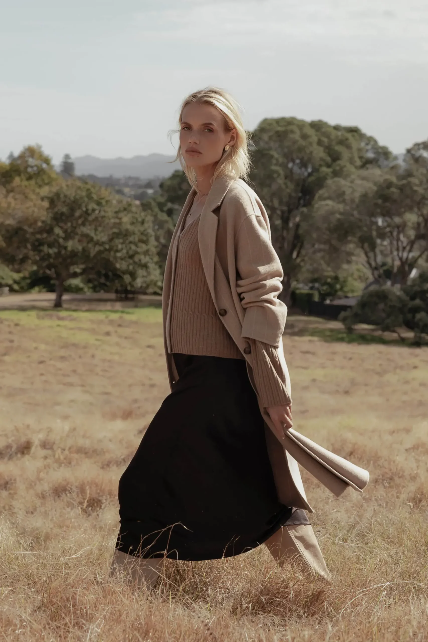 Elementary Cashmere Blend Cardigan