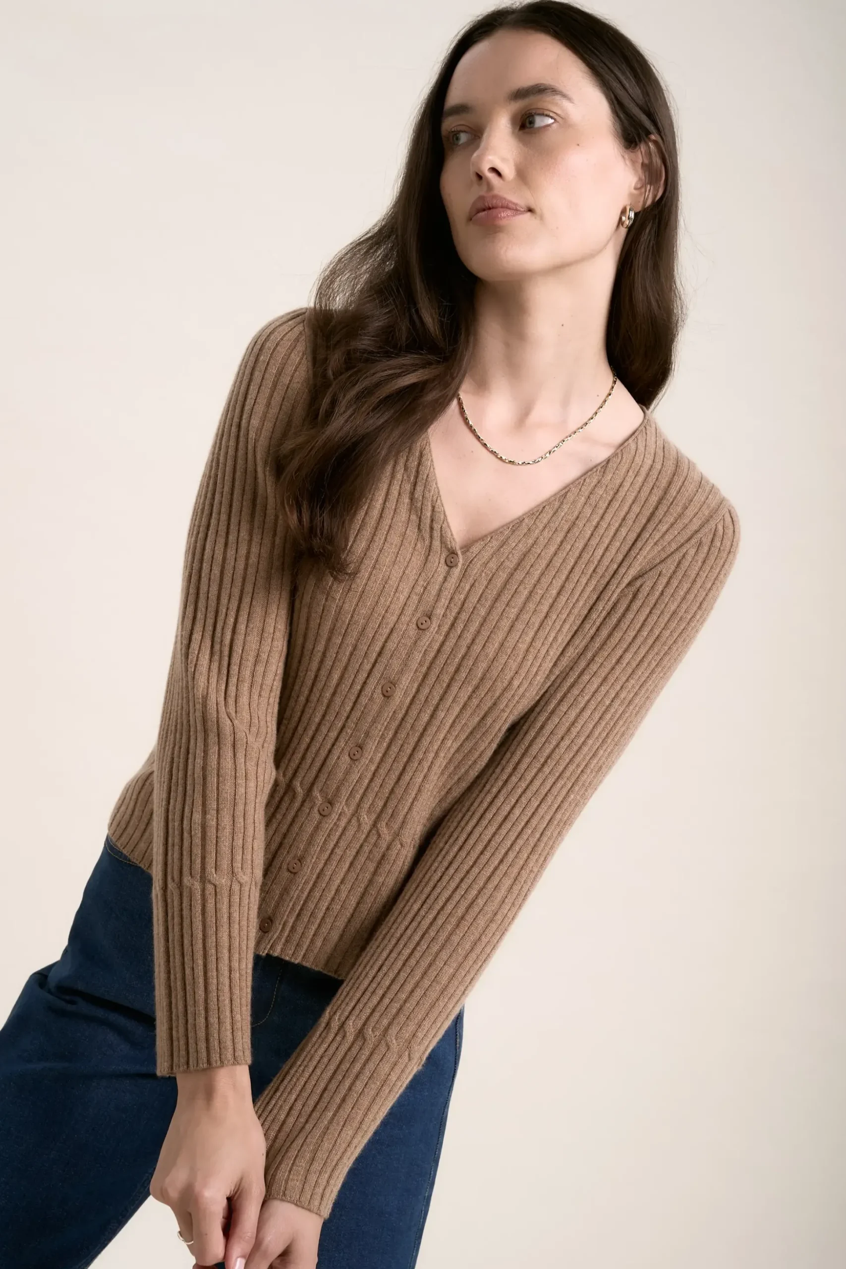 Elementary Cashmere Blend Cardigan