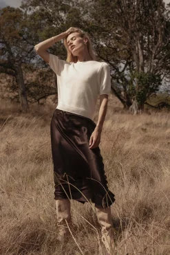 Elementary Cashmere Blend Tee Shirt