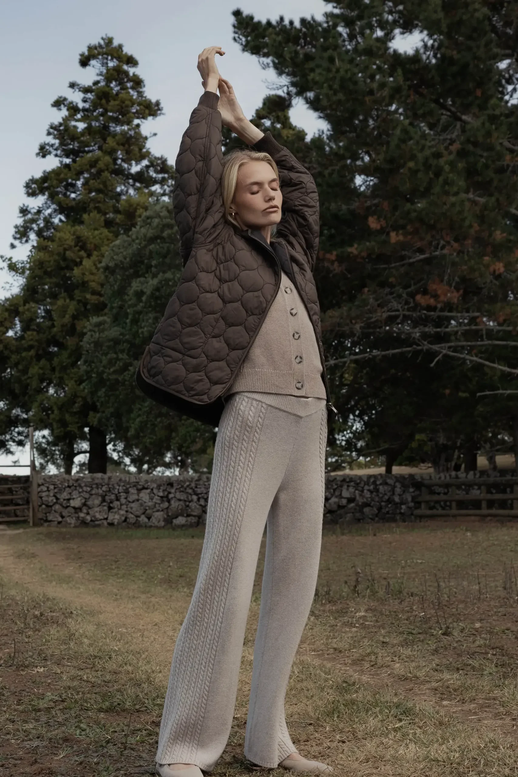 Elementary Cashmere Blend Knitted Jogger