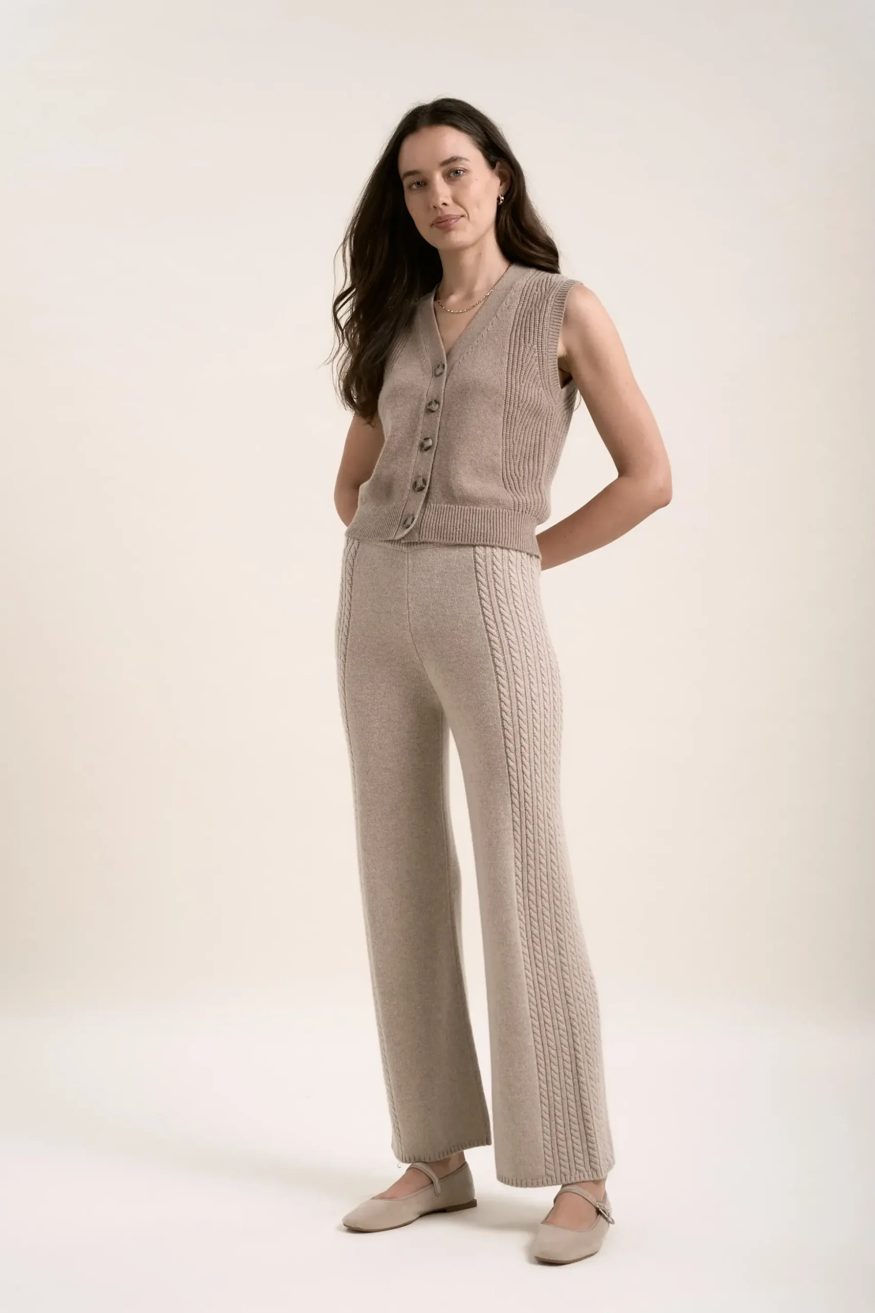 Elementary Cashmere Blend Knitted Jogger