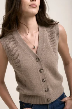 Elementary Cloud Soft Cashmere Blend Vest