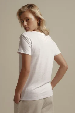 Elementary Esther Hemp Blend V Neck Tee