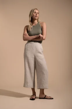 Elementary High Tide Linen Crop