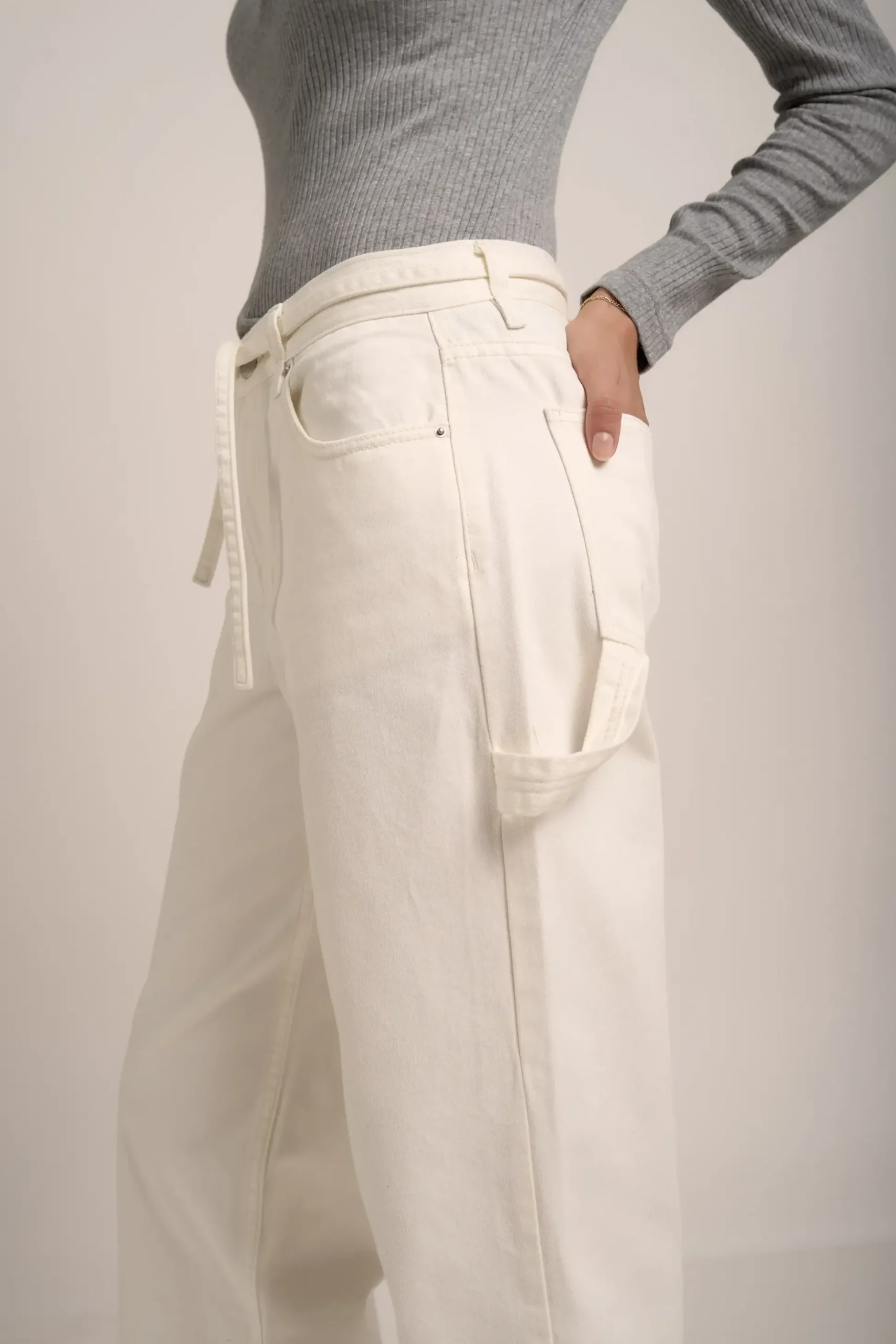 Elementary Lille Belted Jeans