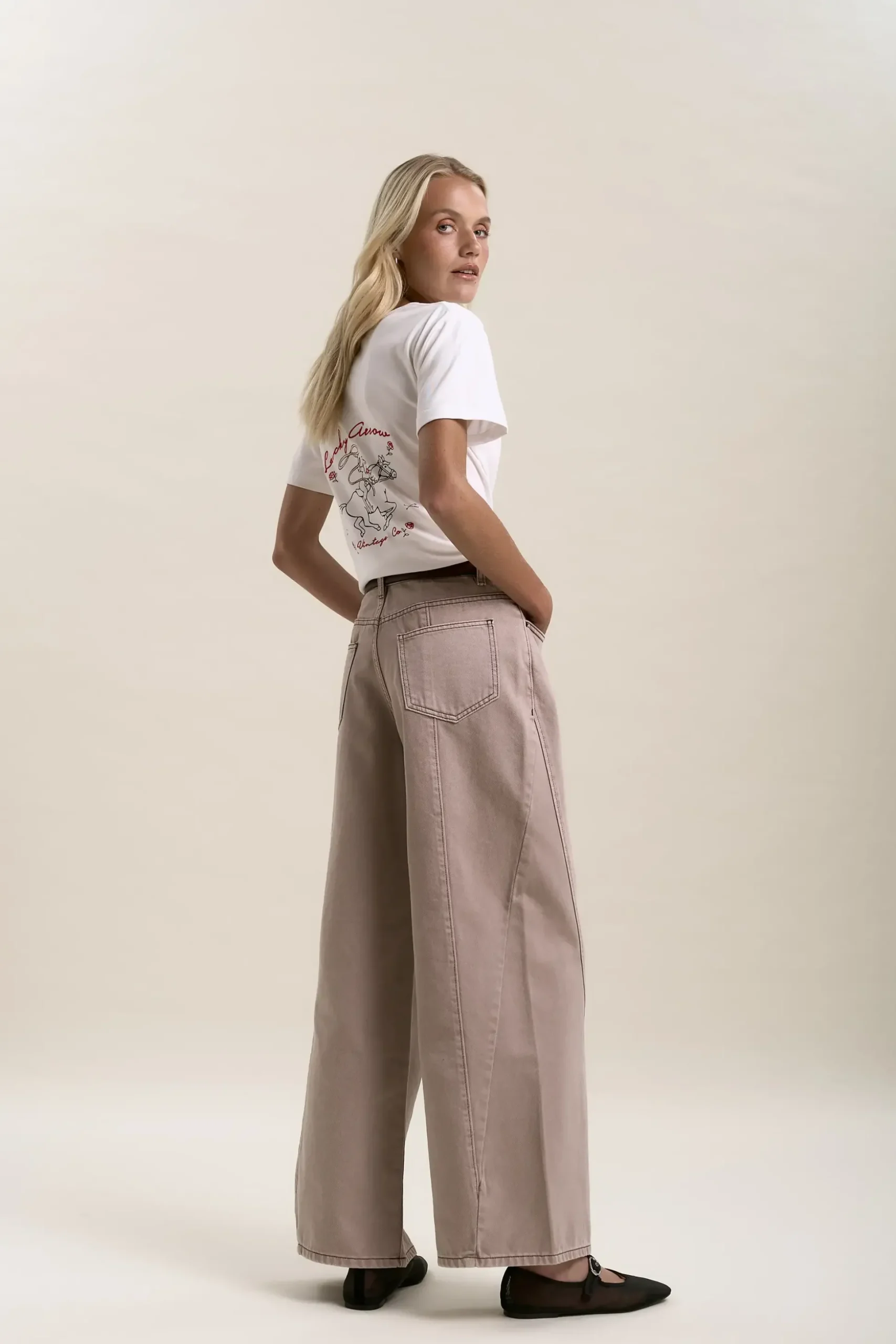 Elementary Lisbon Panel Detail Jeans