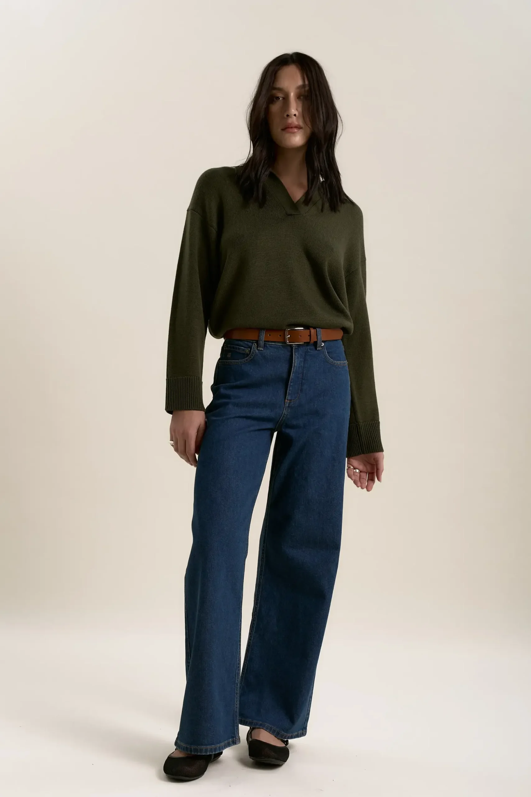 Elementary Merino Henley Sweater