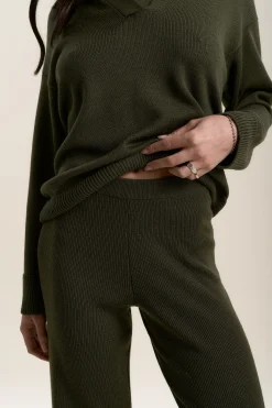 Elementary Merino Wide Leg Jogger