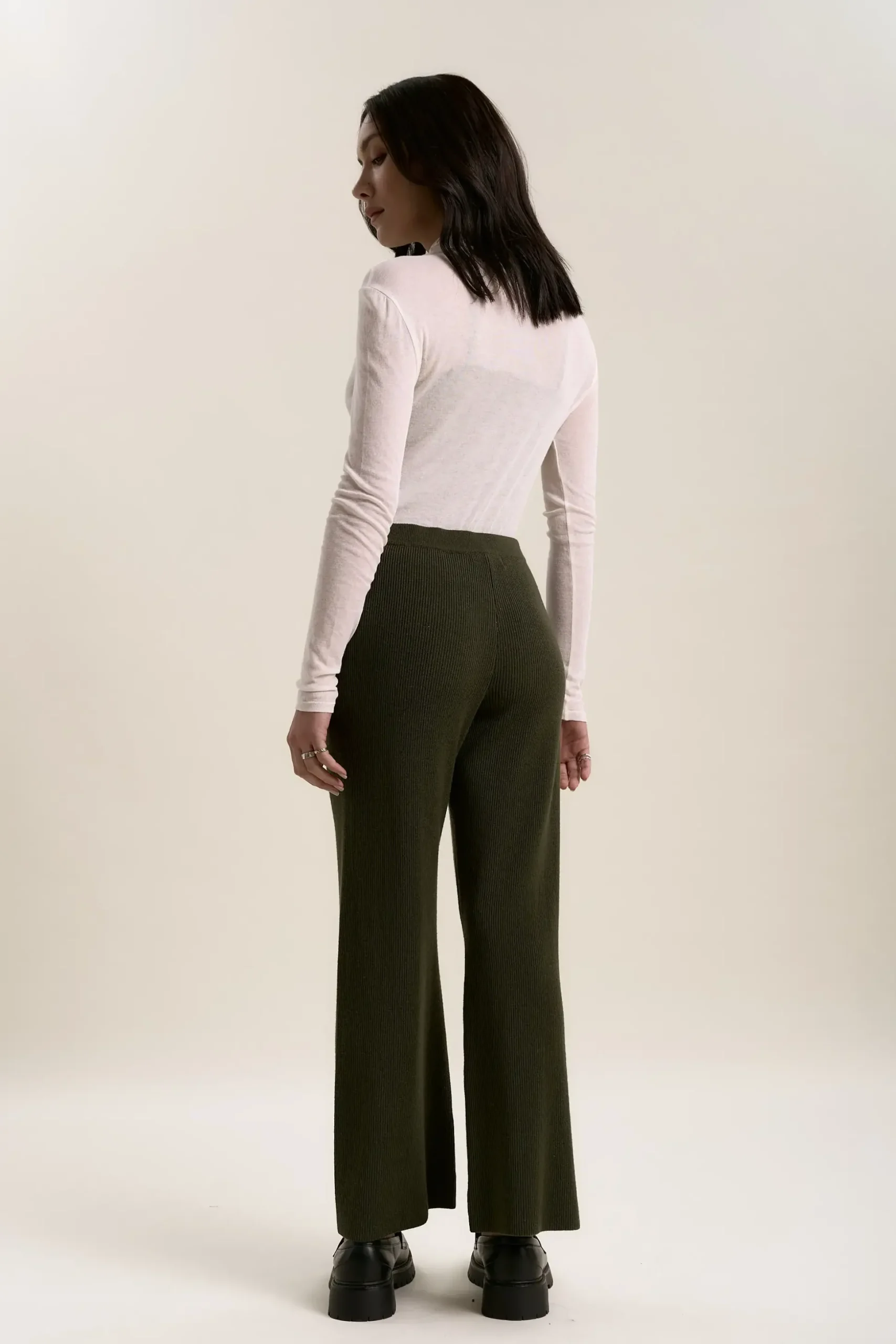 Elementary Merino Wide Leg Jogger
