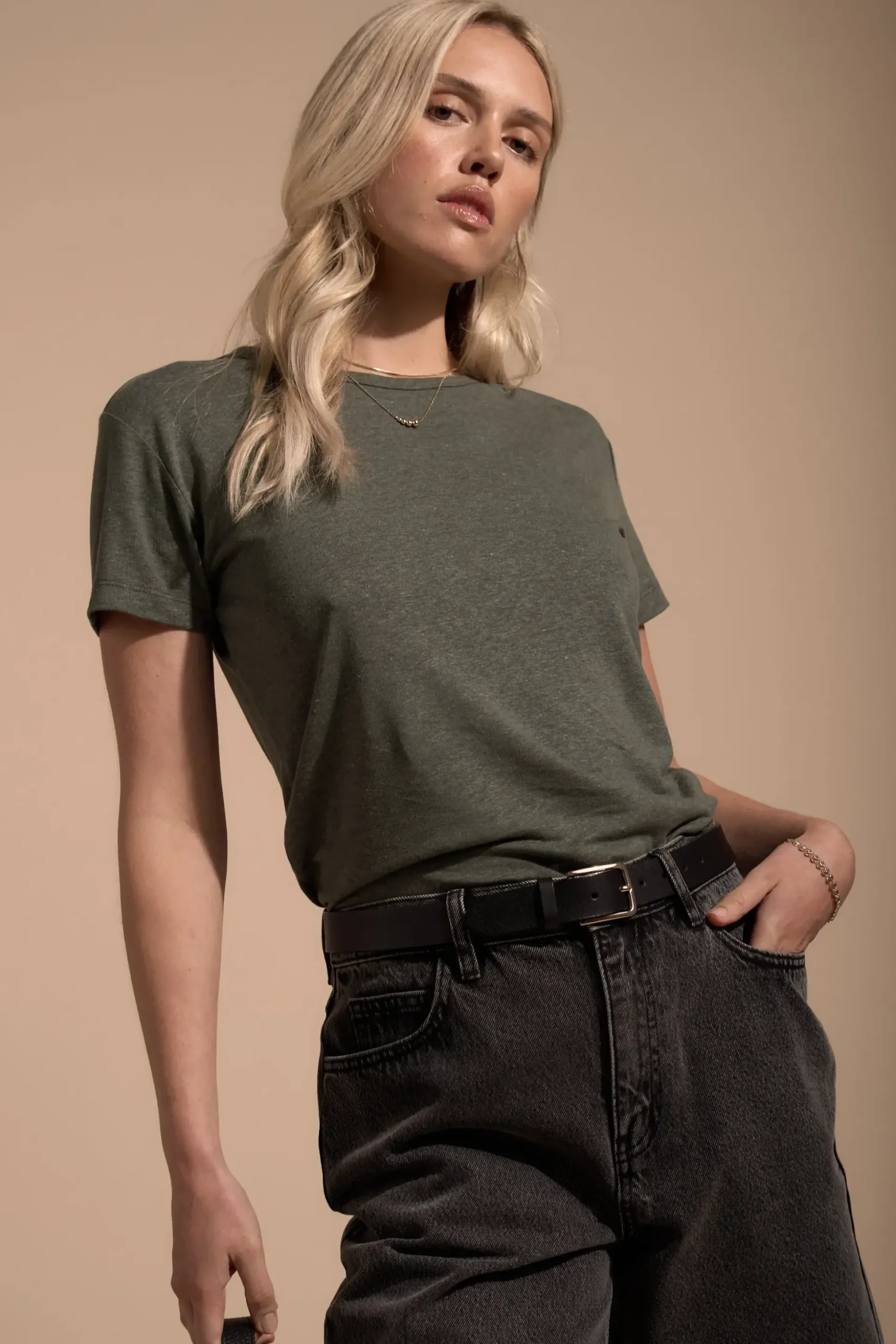 Elementary Sawyer Hemp Blend Crew Neck Tee