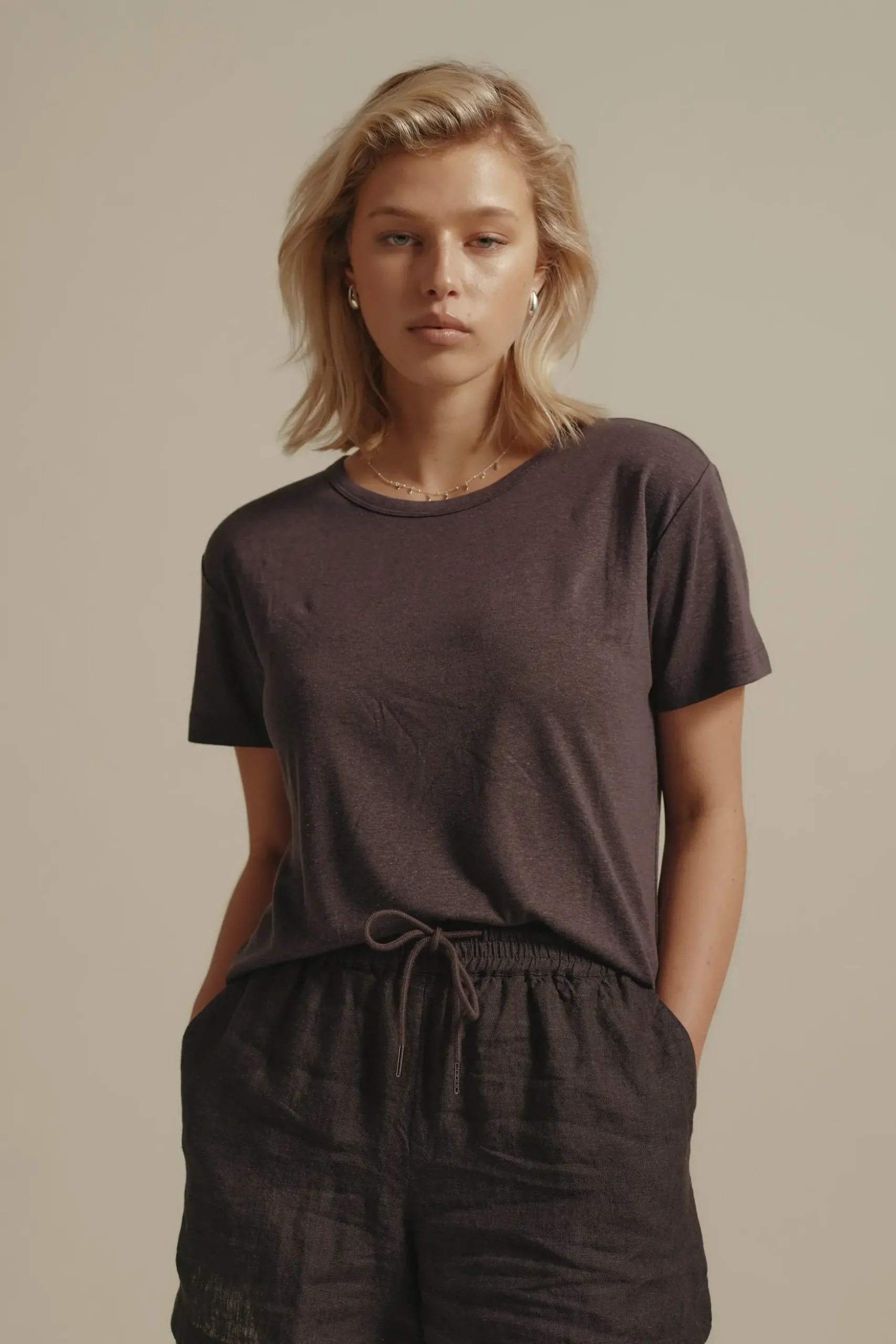 Elementary Sawyer Hemp Blend Crew Neck Tee