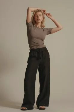 Elementary Seacomber Wide Leg Linen Pant