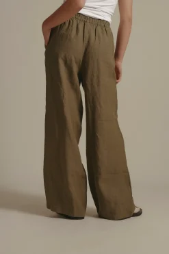 Elementary Seacomber Wide Leg Linen Pant