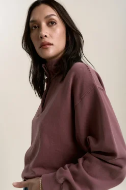 Elementary Slouchy Henley Sweater