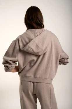Elementary Social Club Zip Front Hoodie