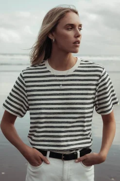 Elementary Striped Knit Tee